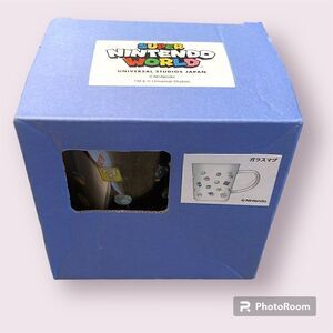 SUPER NINTENDO WORLD Universal Studios Japan Glass Mug *NEW*